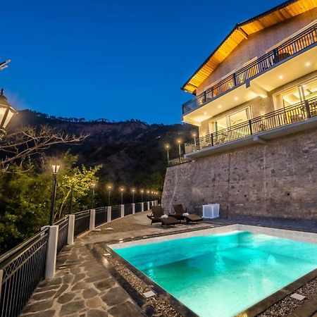 Stayvista At Sunset Springs With Pool & Views Nainital Exterior photo